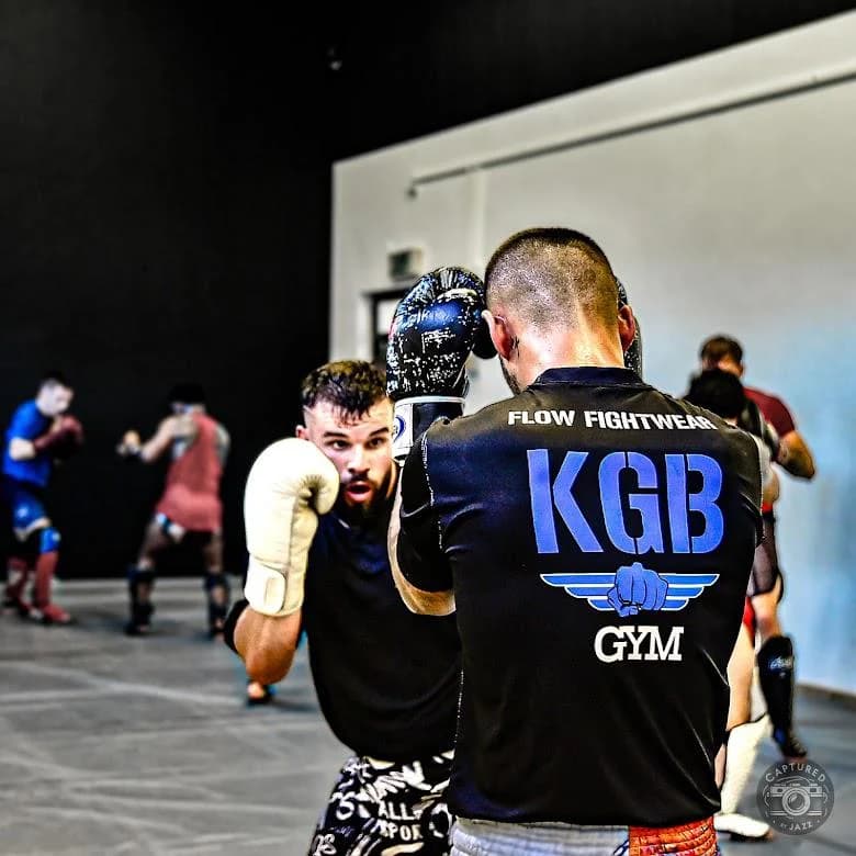 Striking Pad Work Training at KGB GYM